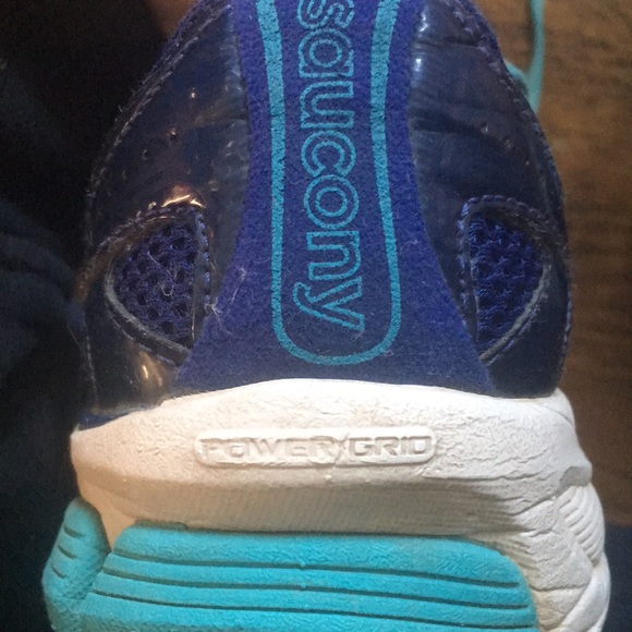 Saucony blue size 6 sneakers - Picture 3 of 4